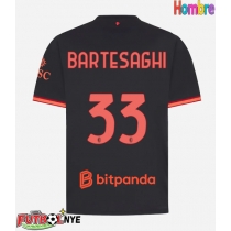 Camiseta AC Milan Davide Bartesaghi #33 Tercera Equipación 2026-27 manga corta